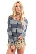 Saltwater Luxe - Wildest Dream Pullover Rugby Stripe