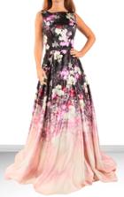 Jovani - Long Printed Dress 42798