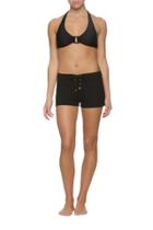 Helen Jon - 3 Lace-up Board Short In Black