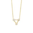 Logan Hollowell - Large Summer Triangle Diamond Necklace