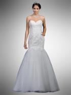 Dancing Queen - 38 Strapless Sweetheart Trumpet Bridal Gown