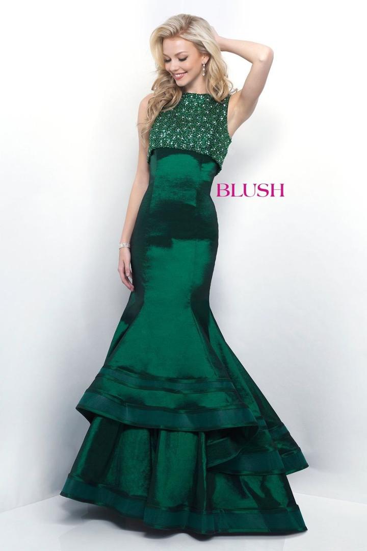 Blush - Strapless Sweetheart Trumpet Gown 11292