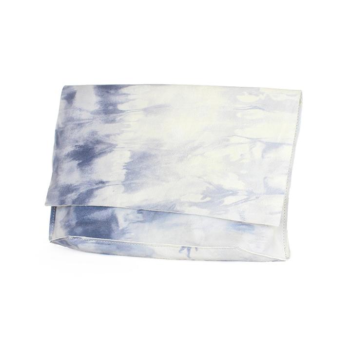 Margaret Elizabeth - Carmen Flap Pouch In Grey Tie Dye