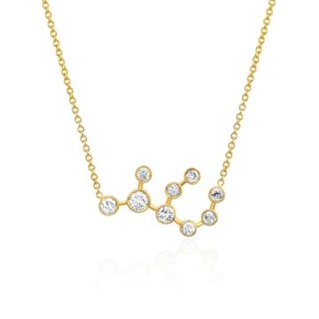 Logan Hollowell - Virgo Diamond Constellation Necklace