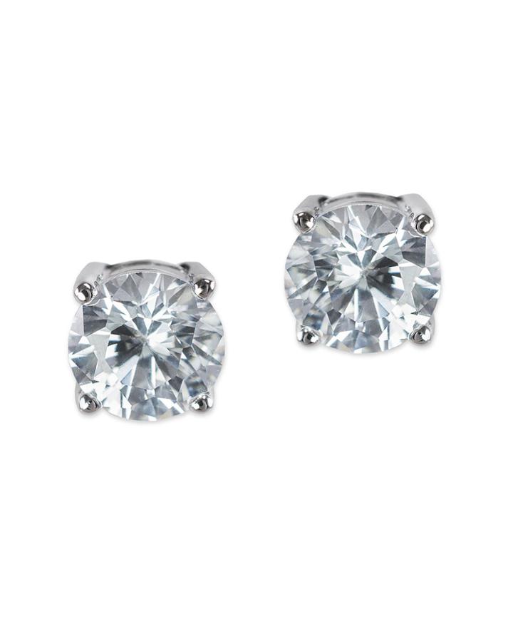 Cz By Kenneth Jay Lane - Luxe Round Stud
