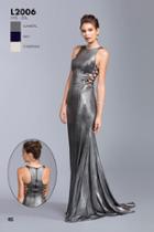 Aspeed - L2006 Chic Jewel Neck Sheath Prom Dress