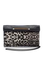 August Handbags - The Courchevel - Snow Leopard Haircalf