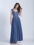 Dave & Johnny - 1954w Embellished Sweetheart A-line Dress