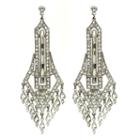 Ben-amun - Deco Crystal Chandelier Drop Post Earrings