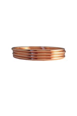 Jules Smith Bali Bangles In Rose Gold