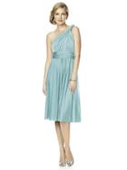 Dessy Collection - Mj-twist1 Dress In Canal Blue
