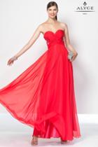 Alyce Paris B'dazzle - 35828 Dress In Red