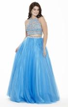 Jolene Collection - 17090 Beaded Two-piece Evening Gown