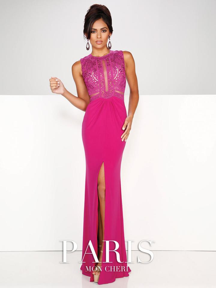 Paris Prom By Mon Cheri - 116757 Long Dress In Magenta