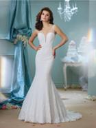 Enchanting By Mon Cheri - 216154 Sequined Illusion Lace Bridal Gown