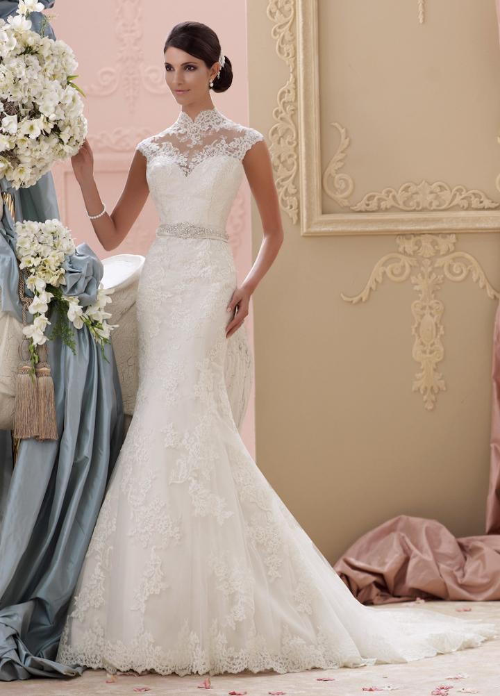 Martin Thornburg For Mon Cheri - 115227 Lace Trumpet Wedding Dress
