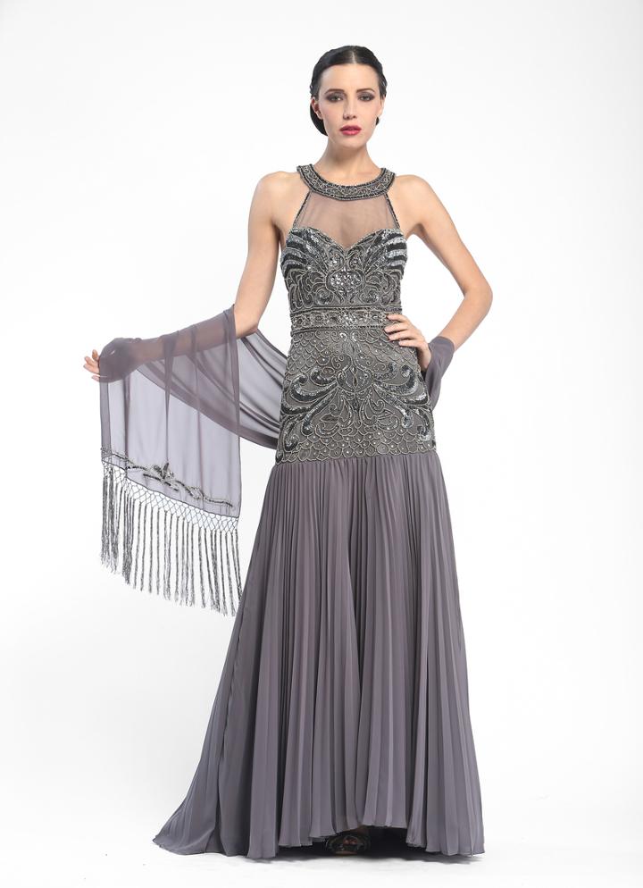 Sue Wong - N5350 In Charcoal