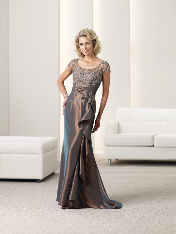 Montage By Mon Cheri - 112922 Embellished Scoop Dress