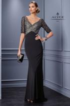 Alyce Paris Mother Of The Bride - 29770 Dress In Charcoal