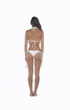 Lolli Swimwear - Sangria Bottom In White/citron/mexi Mix