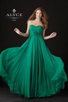 Alyce Paris B'dazzle - 35418 Dress In Envy