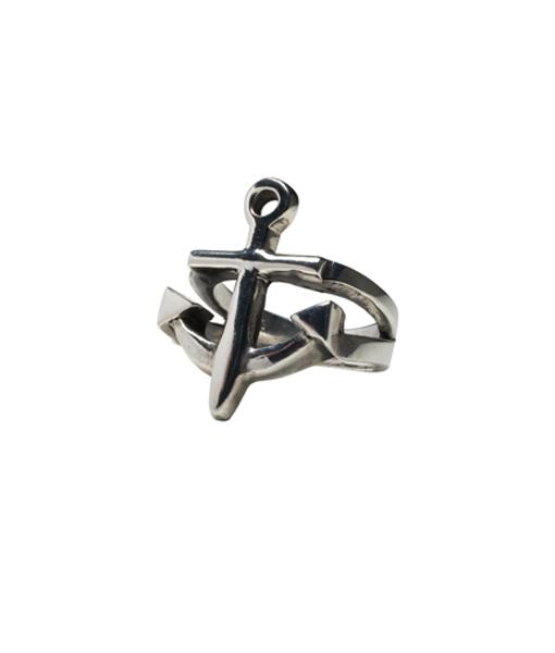Femme Metale Jewelry - Open Anchor Ring