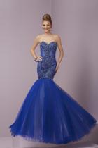 Tiffany Homecoming - Sparkling Tulle Sweetheart Mermaid Evening Gown 46098