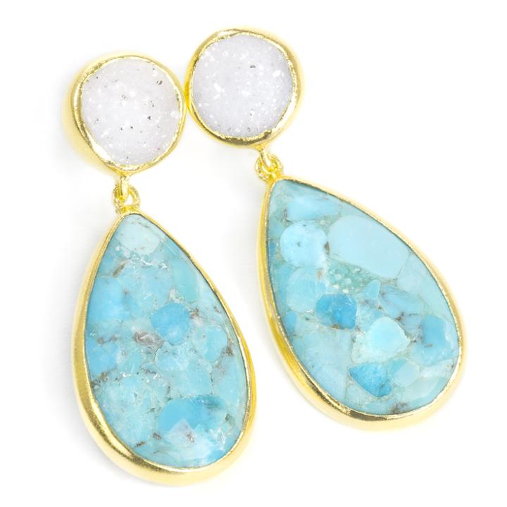 Nina Nguyen Jewelry - Valerian Vermeil Earrings