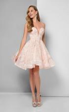 Terani Couture - Crystallized Sweetheart Babydoll Dress 1711p2253