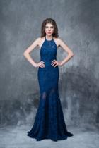 Nina Canacci - 2141 Lace Illusion Panel Sheath Gown