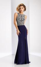 Clarisse - 4842 Shimmering Encrusted Evening Gown