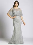 Lara Dresses - 33535 Embellished Illusion Bateau Trumpet Dress