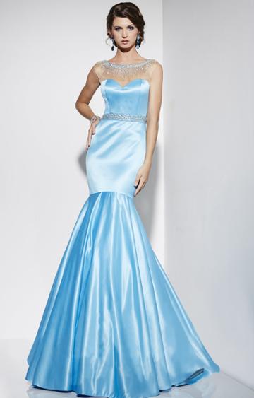 Studio 17 - 12542 Illusion Bateau Mermaid Dress