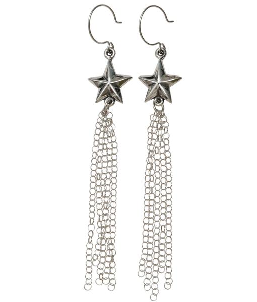 Femme Metale Jewelry - Star Tassel Earrings
