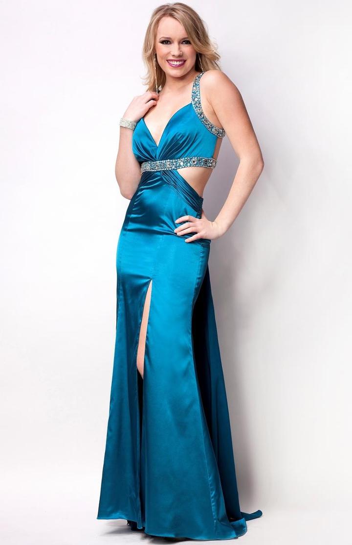 Nina Canacci - I47899 Dress In Dark Peacock