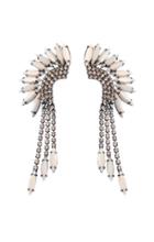 Elizabeth Cole Jewelry - Mohawk Earring White