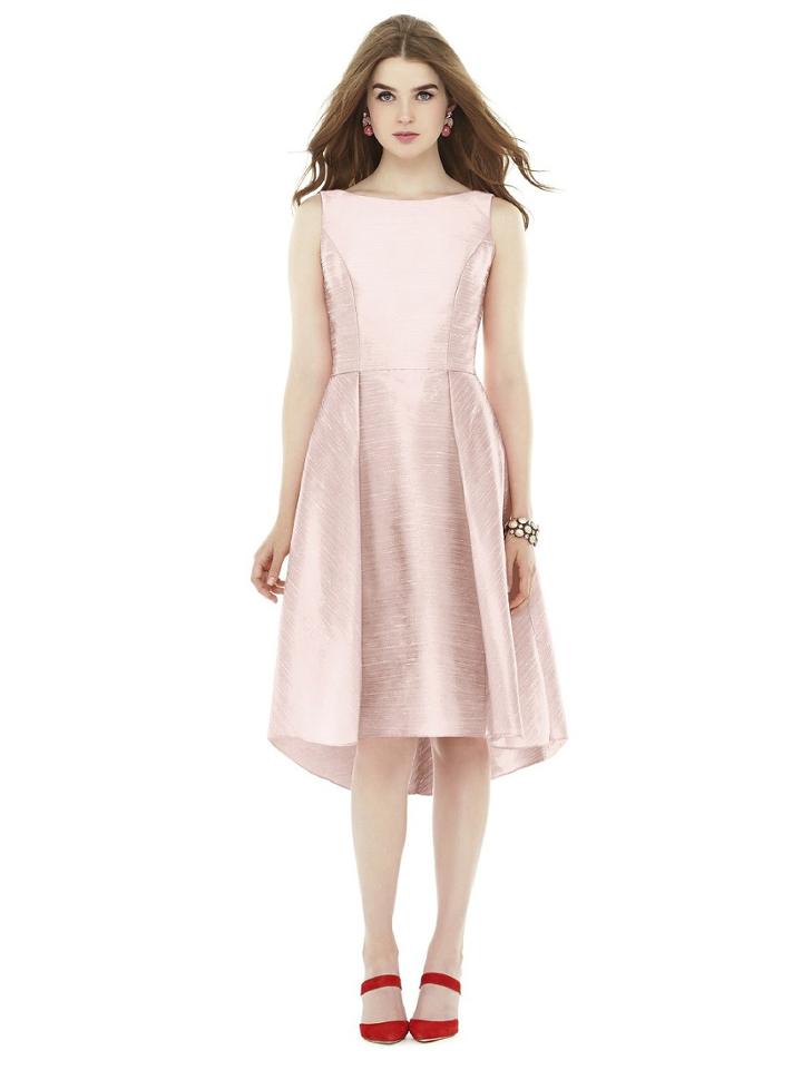 Alfred Sung - D708 Bridesmaid Dress In Pearl Pink