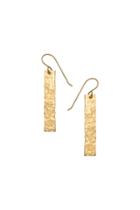 Heather Hawkins - Hammered Bar Thread Thru Earrings 7006621959