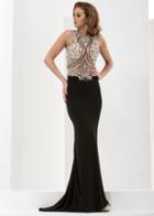 Jasz Couture - 5810 Dress In Black