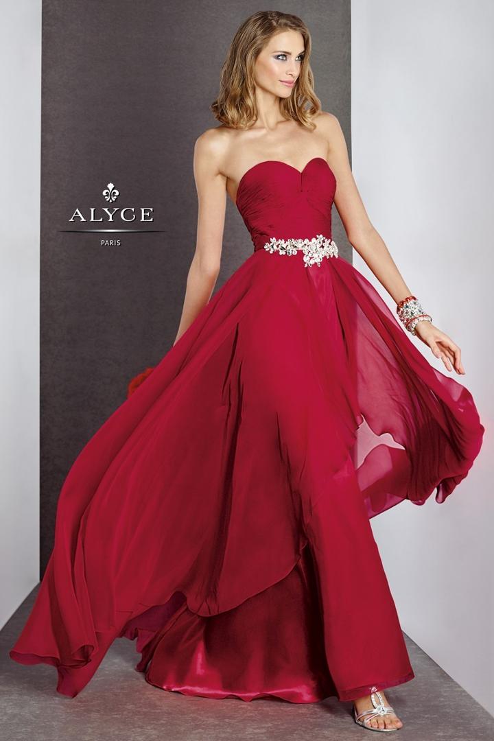Alyce Paris B'dazzle - 35738 Dress In Vermillion