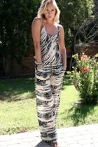 Eagle Jumpsuit In Black Feather