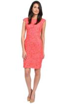 Sue Wong - N5237 In Flame Sleeveless Dress