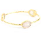 Nina Nguyen Jewelry - Pallas 3 Druzy Vermeil Bangle