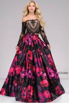 Jovani - Two-piece Long Sleeve Prom Ballgown 48690