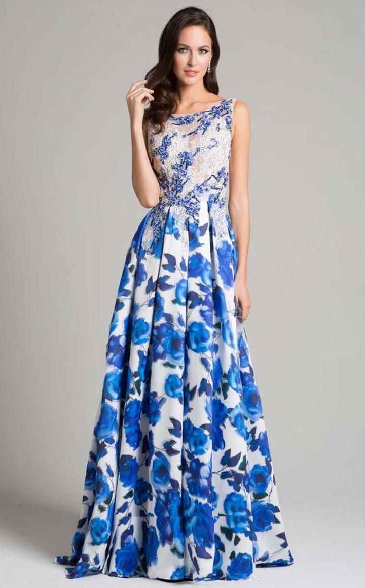 Lara Dresses - 33280 Embellished Bateau A-line Dress