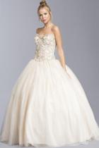Aspeed - L1965 Jeweled Strapless Sweetheart Evening Ballgown