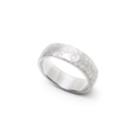 Ashley Schenkein Jewelry - Men's Hammered And Brushed Wedding Band
