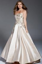Jovani - 55805 Embellished Sweetheart A-line Gown