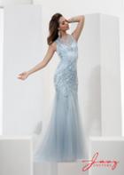 Jasz Couture - 5610 Dress In Ice Blue