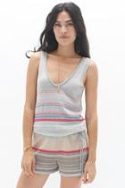 Goddis - Travis Knit Romper In Petal Dust